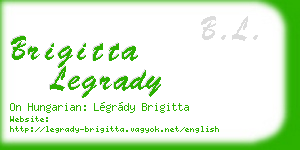 brigitta legrady business card